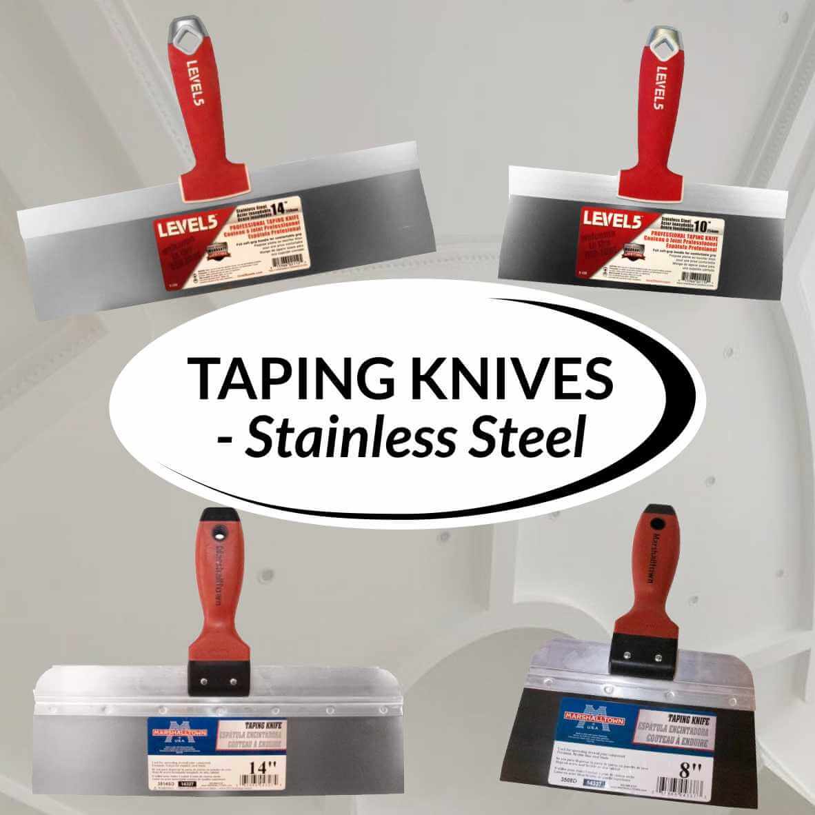 Taping Knives - Stainless Steel