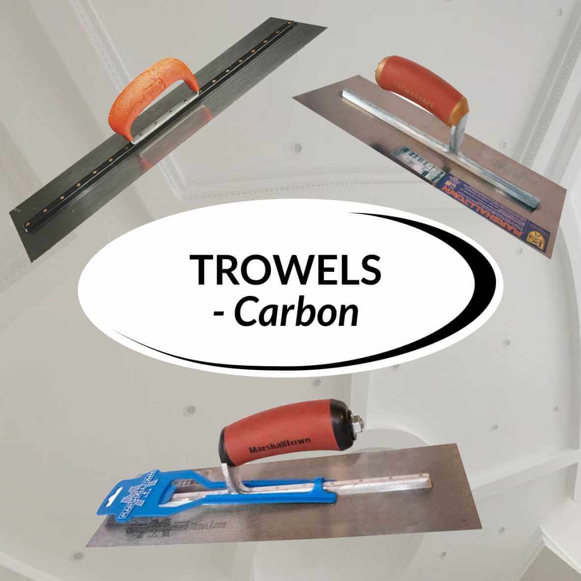 Trowels - Carbon and Blue Steel